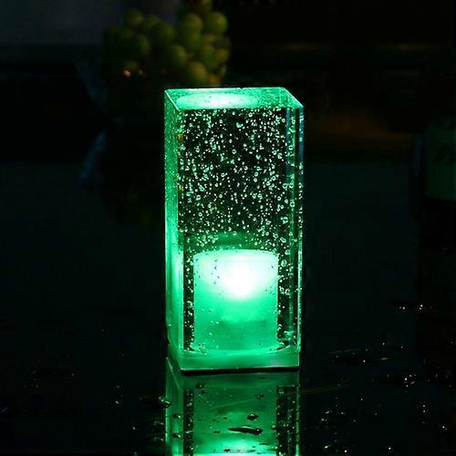 Square Colorful LED Crystal Lamp Bar Atmosphere Decorative Light (Warm White Light)