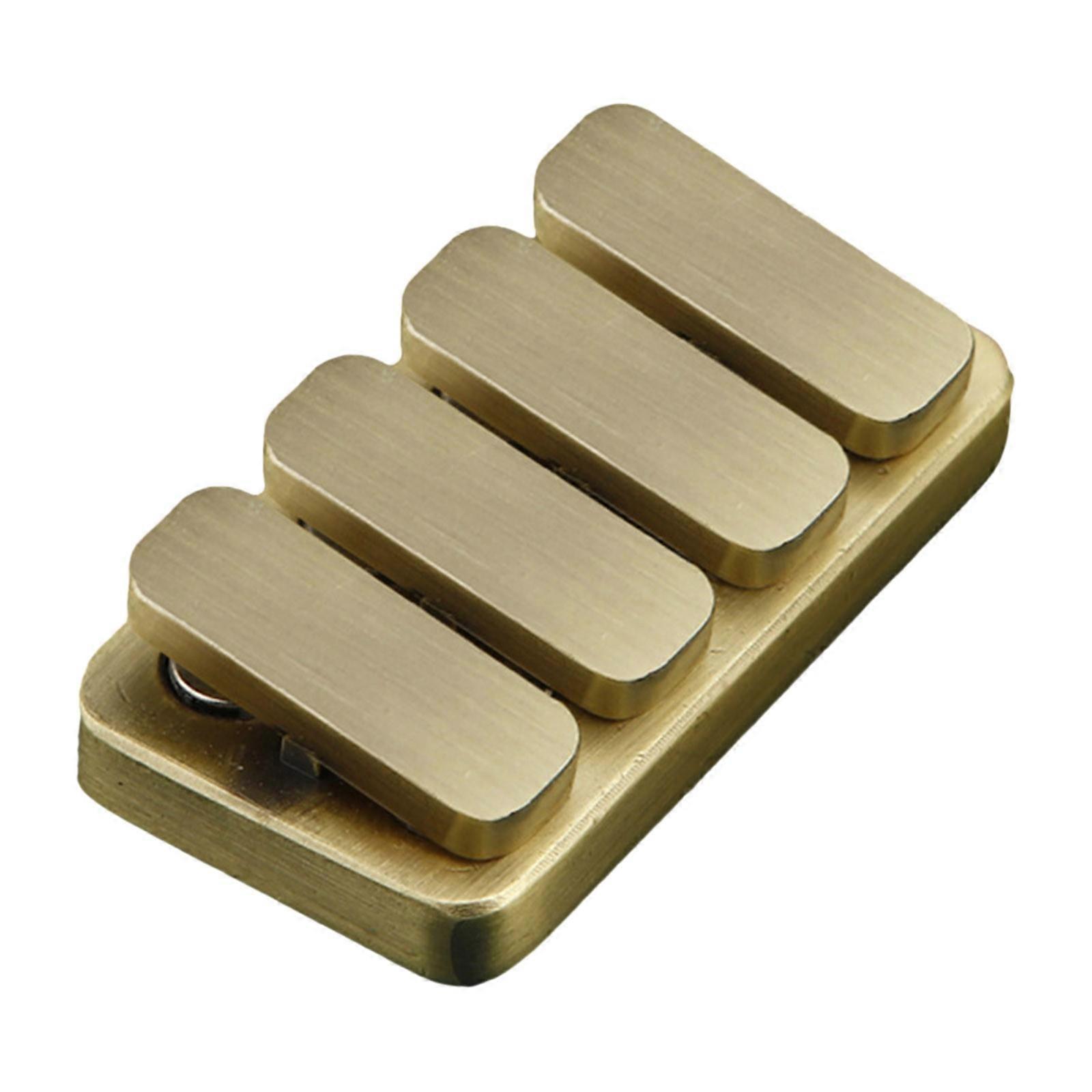 Adult Decompression Toys Metal Clicker With Different Noise Settings Portable Block Decompression Gadgets Relieve Stress And Worry Birthday Gift