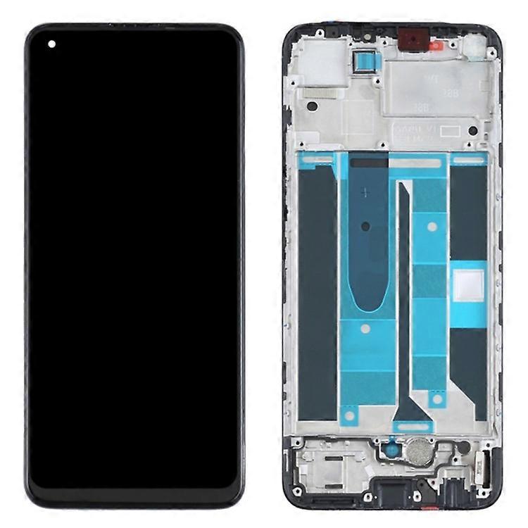Compatible For Realme 8 4G RMX3085/8 Pro RMX3081 Grade C LCD Screen and Digitizer Assembly + Frame Part (TFT Technology) (Not Supp