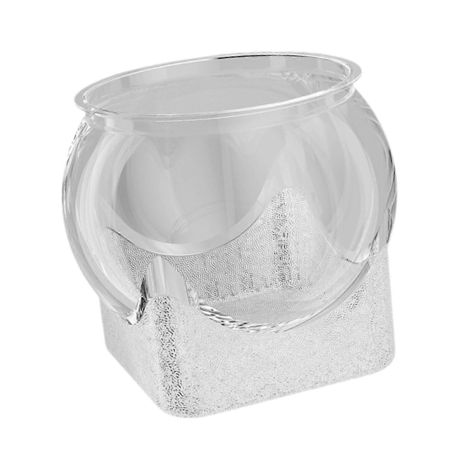 Fish Tank Fish Bowl,Clear for Beginners and Enthusiasts for Home Decor Accessories Multifunctional Tabletop Ornament, L