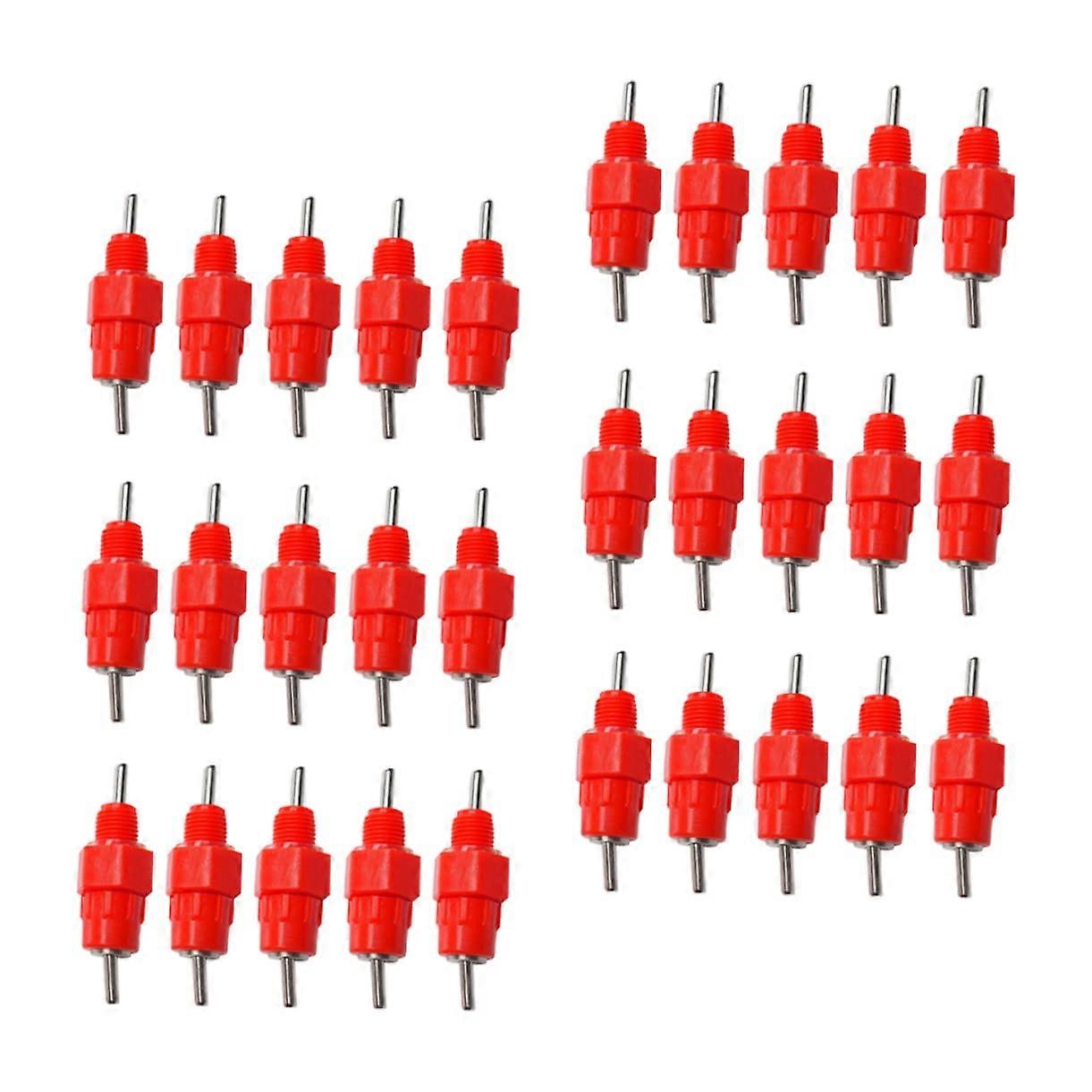 30pcs Chicken Waterer Automatic Drinking Fountain Chicken Water Nipples for Bucket Professional Poultry Waterer