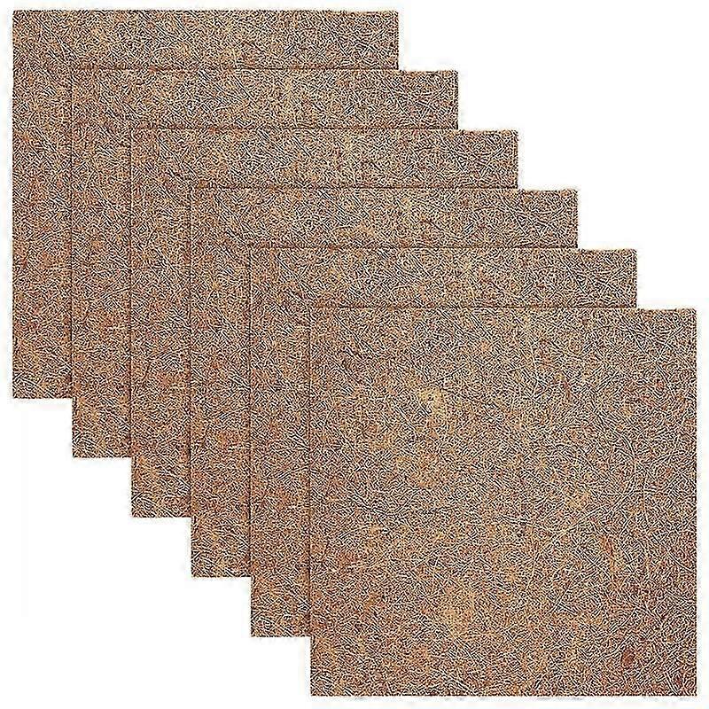 Natural Coconut Fiber Mat, Reptile Carpet, Pet Terrarium Substrate for Lizard Snake Turtle Gecko