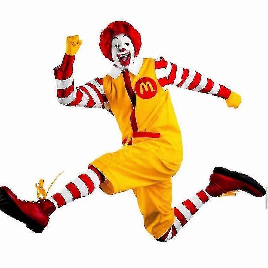 「マクドナルド コスプレコスチューム ハロウィンカーニバル アダルト 適身長(160CM-170CM)」