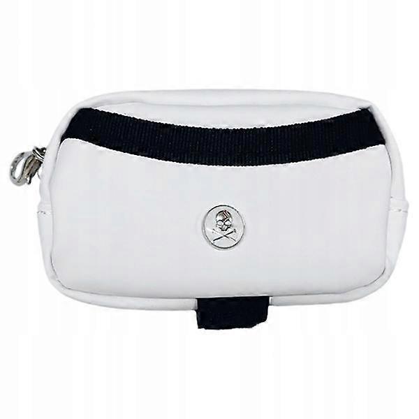 2x Pu Leather Golf Ball Carry Pouch Golf Tee