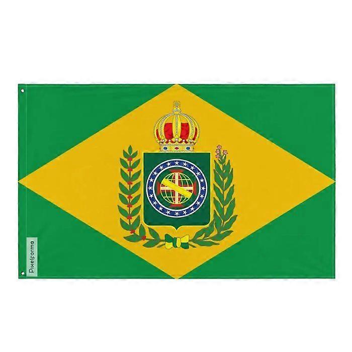 Flag of the Empire of Brazil during the second reign – 192 x 288 cm – Polyester – Metal eyelets – Durable