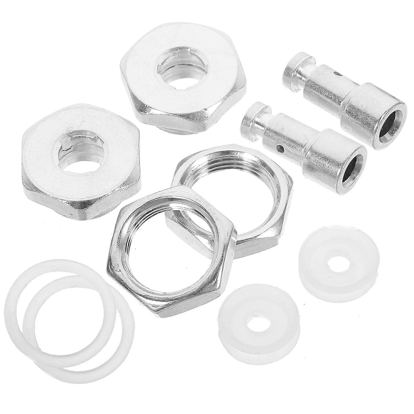 Stainless Steel Pressure Cooker Float Valve Replacement with Silicone Sealing Rings High Temperature Resistant Safety Valve Kit