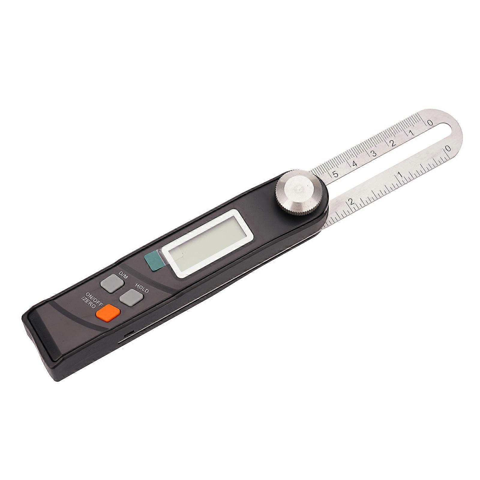Precises Woodworking Measurement Digital Display Adjustment Tool Metal Rule with Plastic Handle Support Locking Result