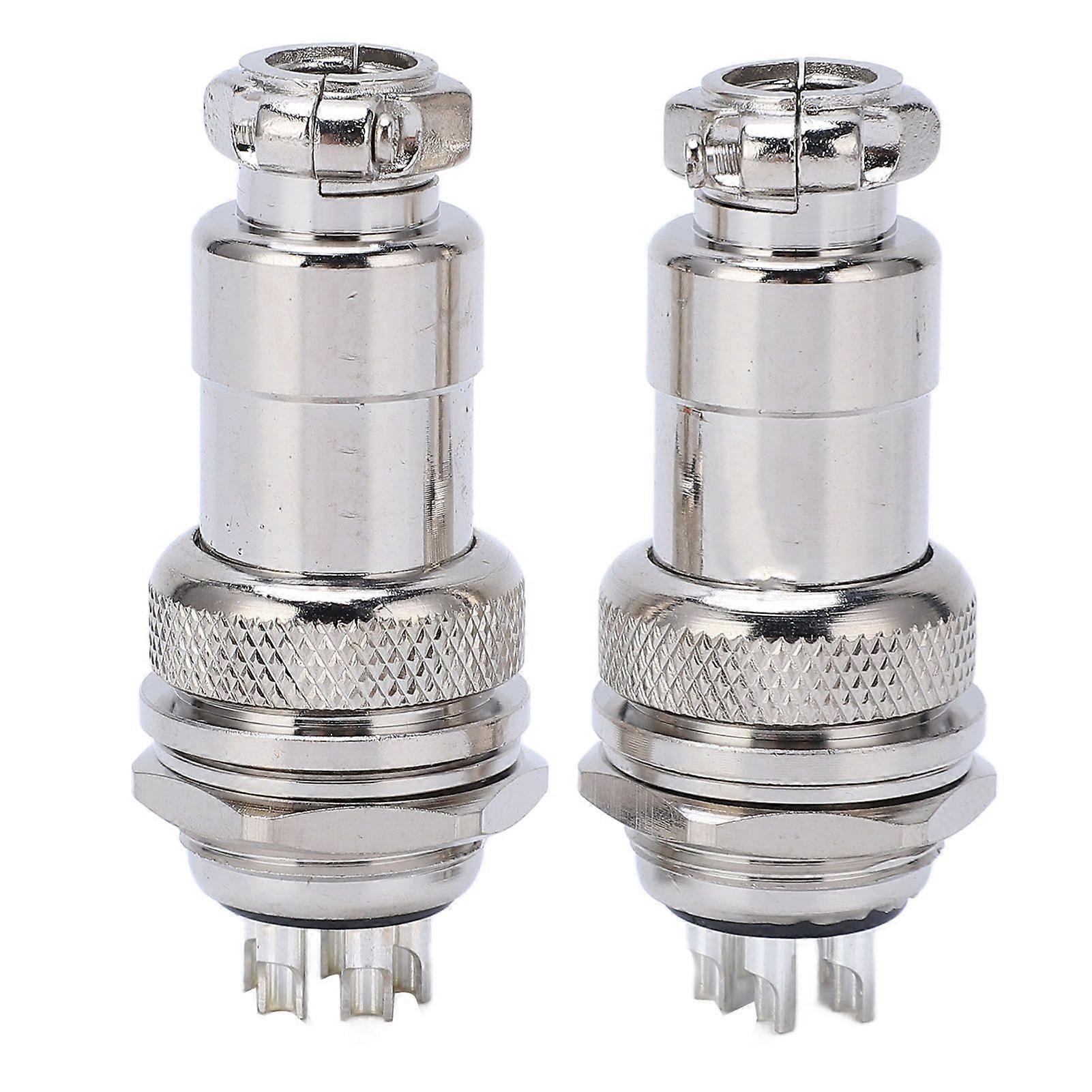 High quality  2pcsAviation plug and socket connector 20mm 5-core