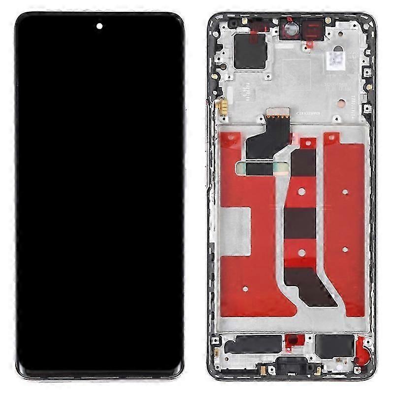 For Honor 50 Oem Grade S Oled Screen And Digitizer Assembly + Frame (without Logo) - Silver