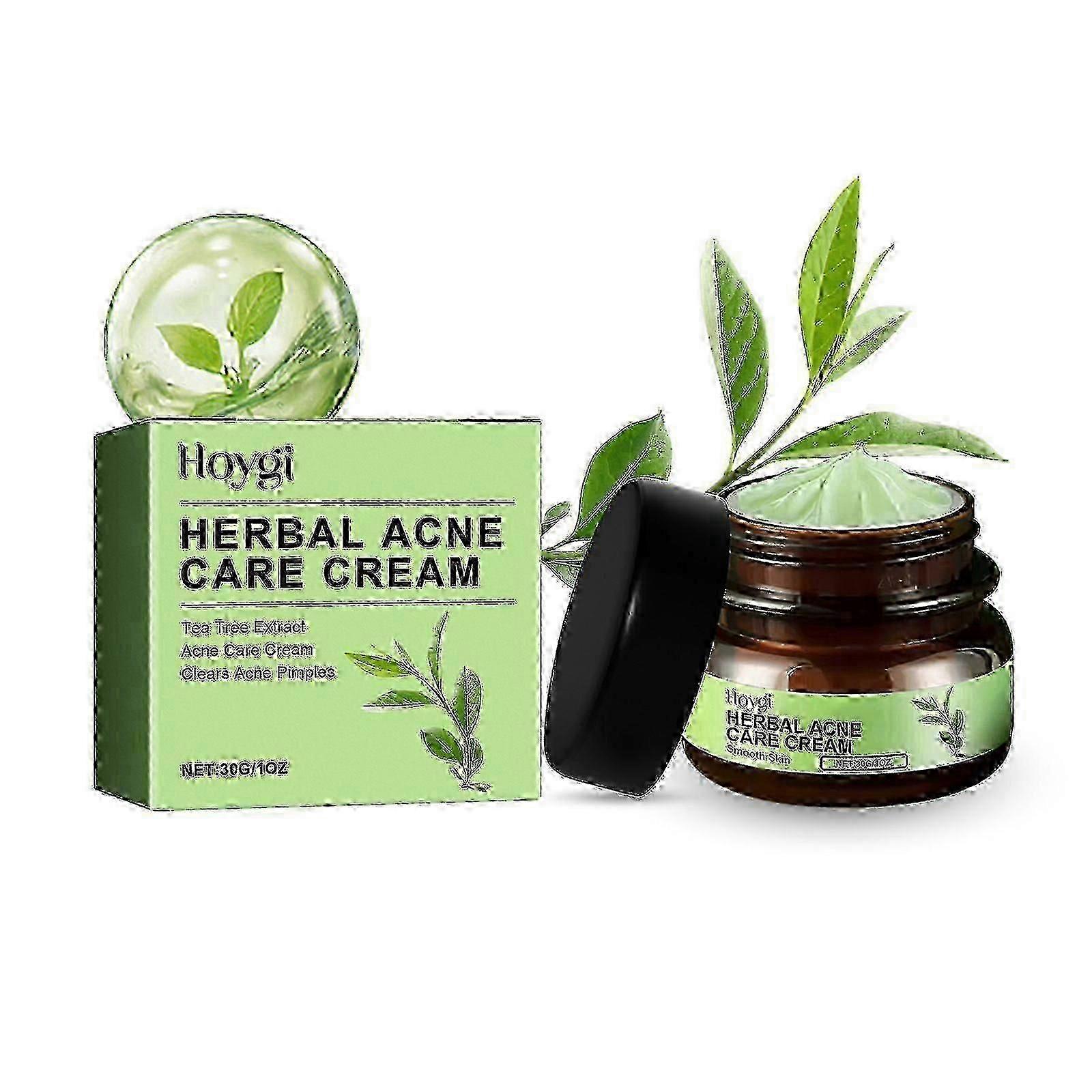 Herbal Acne Care Cream, Fade Acne Muscle Closed Acne Face Clean Moisturizing Moisturizing Smooth