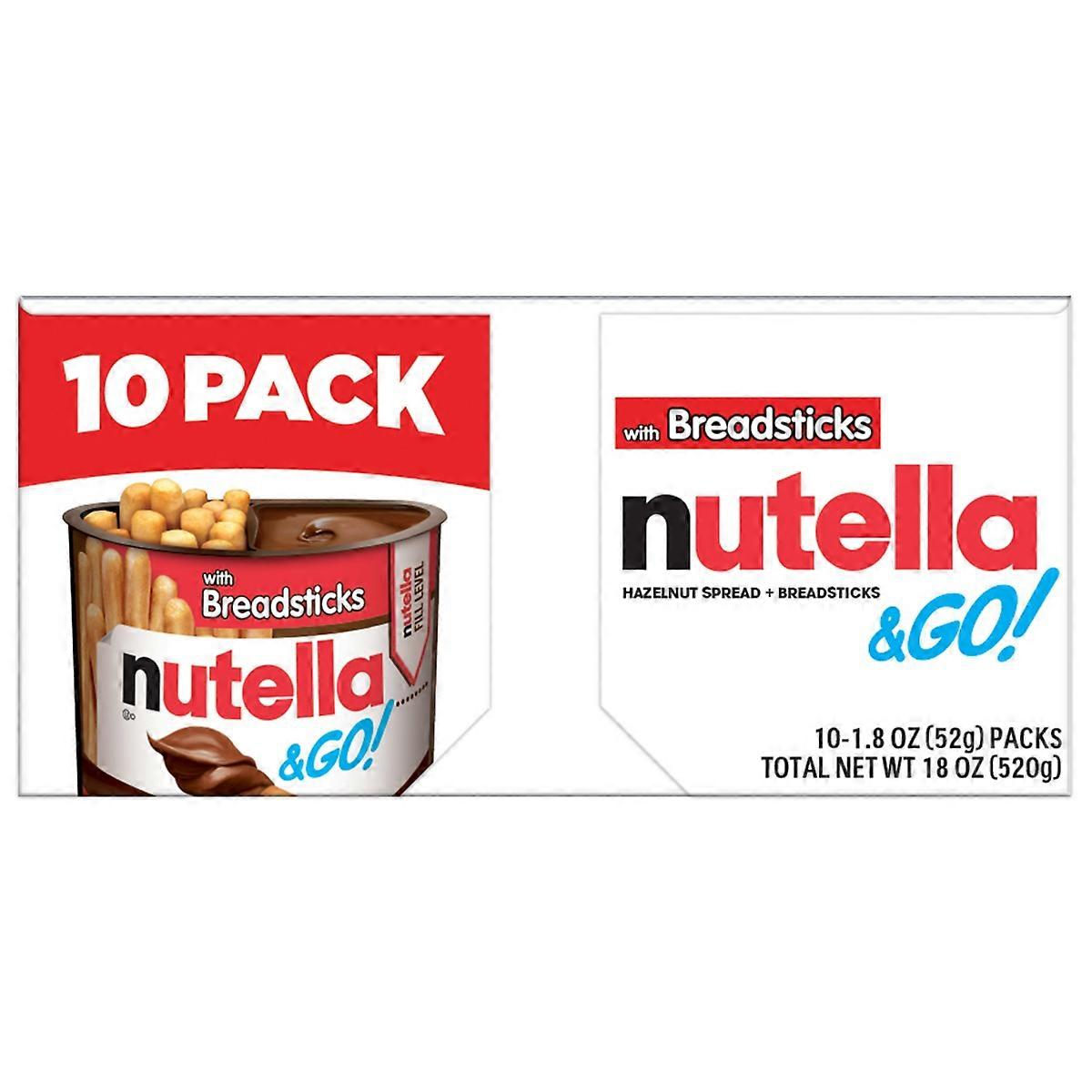 Pack familial de gressins Nutella et Go