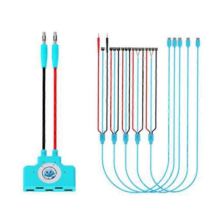 MAANT KJ-3 1-to-3 15-Port Phone Boot Power Cable Extender Cellphone Startup Cable For Multiple Android Devices