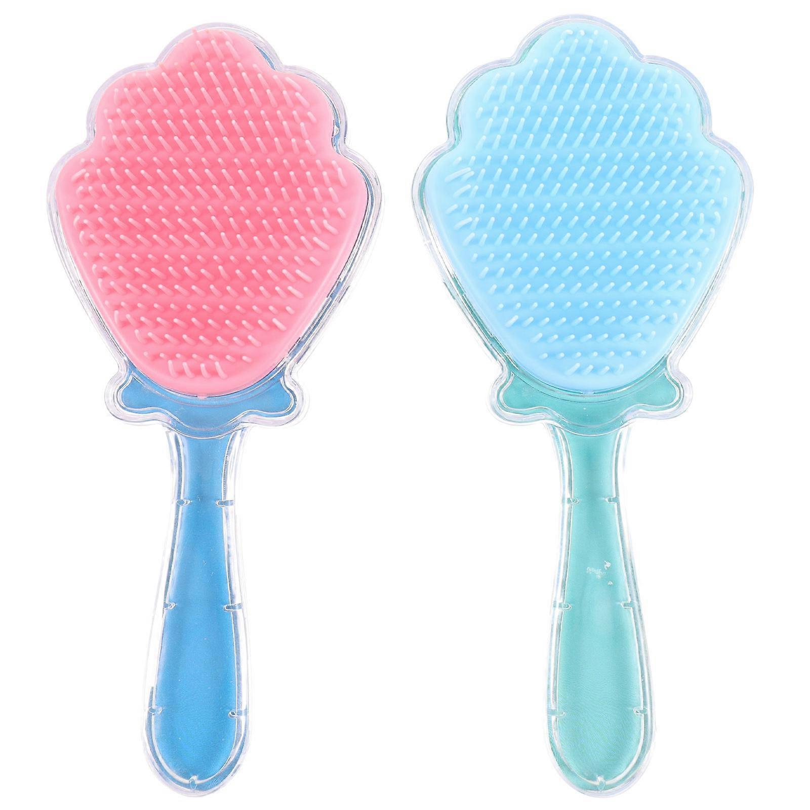Detangling Paddle Brush Set for Women – Ergonomic, Lightweight Hair Combs for Scalp Massage, Reducing Breakage & Knot Removal