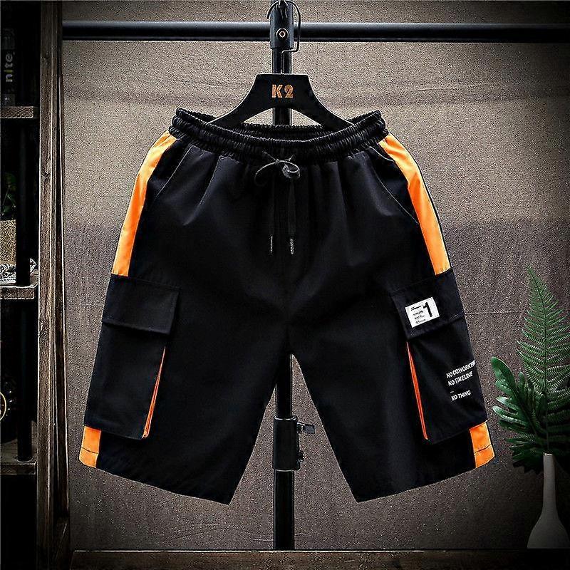 Shorts Men's Summer Five-Point Pants All-match Thin section Loose Straight Youth Short Overalls