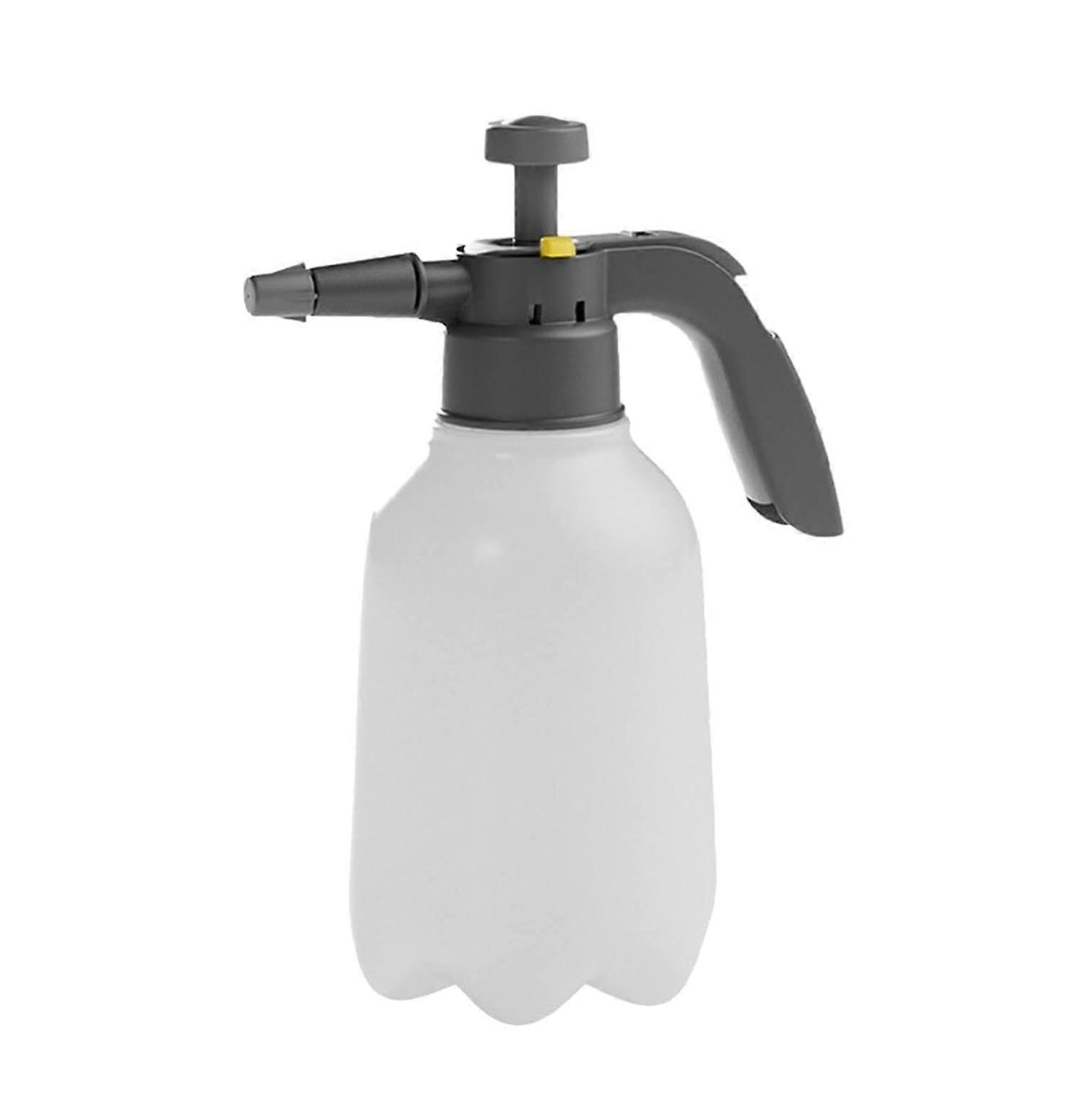Watering Can 2L Capacity Manual Pump Handheld Portable Garden Sprayer For Home Use White 31cm