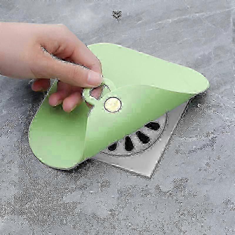 Green Silicone Floor Drain Anti-Odor Cover