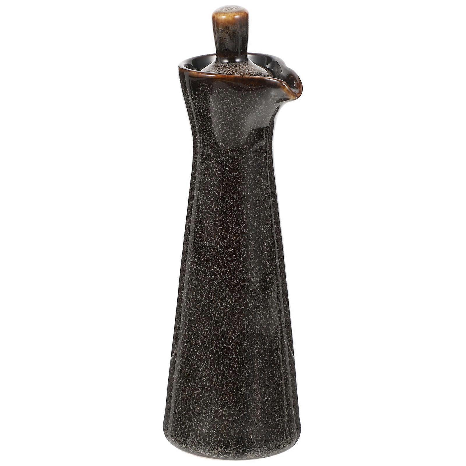 Ceramic Liquid Condiment Dispenser, Versatile for Kitchen Needs