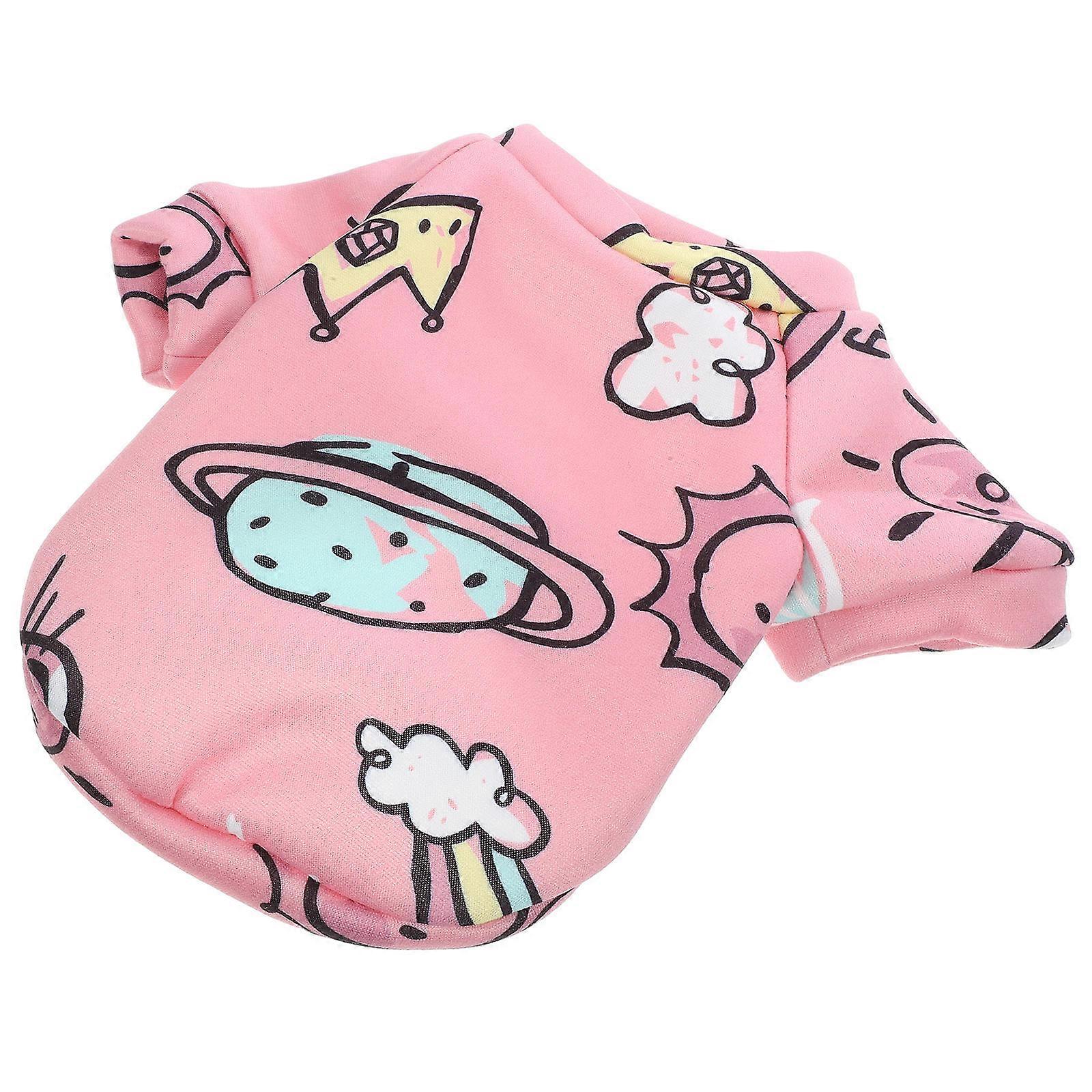 Pet Clothing Dog Cat Cute Design Cartoon Pattern Warmth 1Set