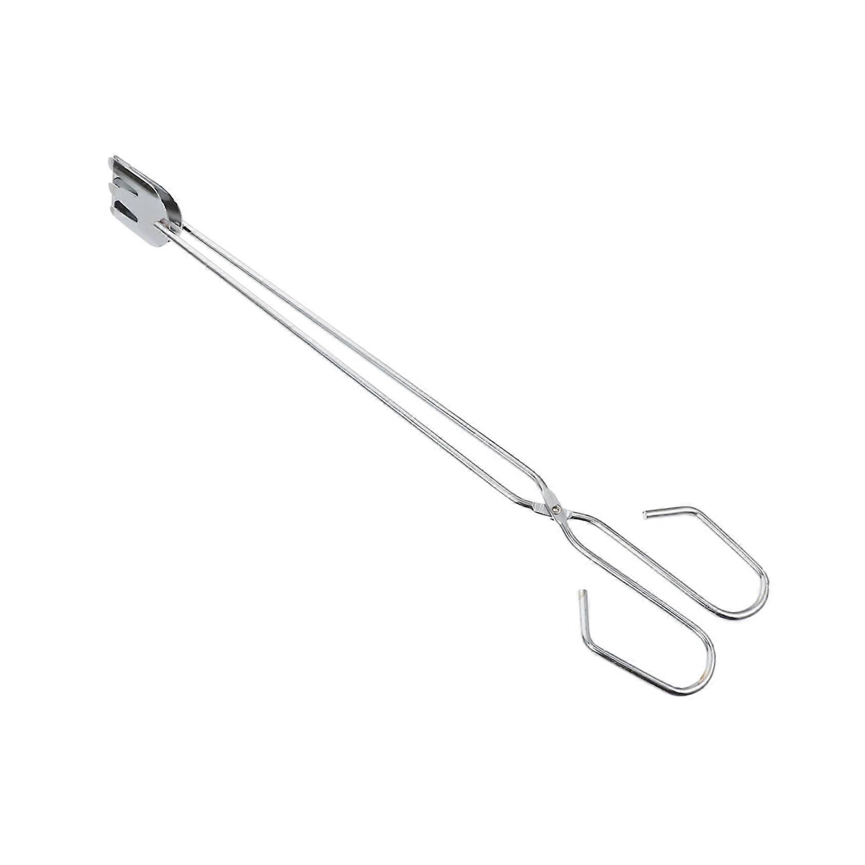 5 pieces chrome plating charcoal tongs grill tongs for barbecue durable handling protocols for grill experience