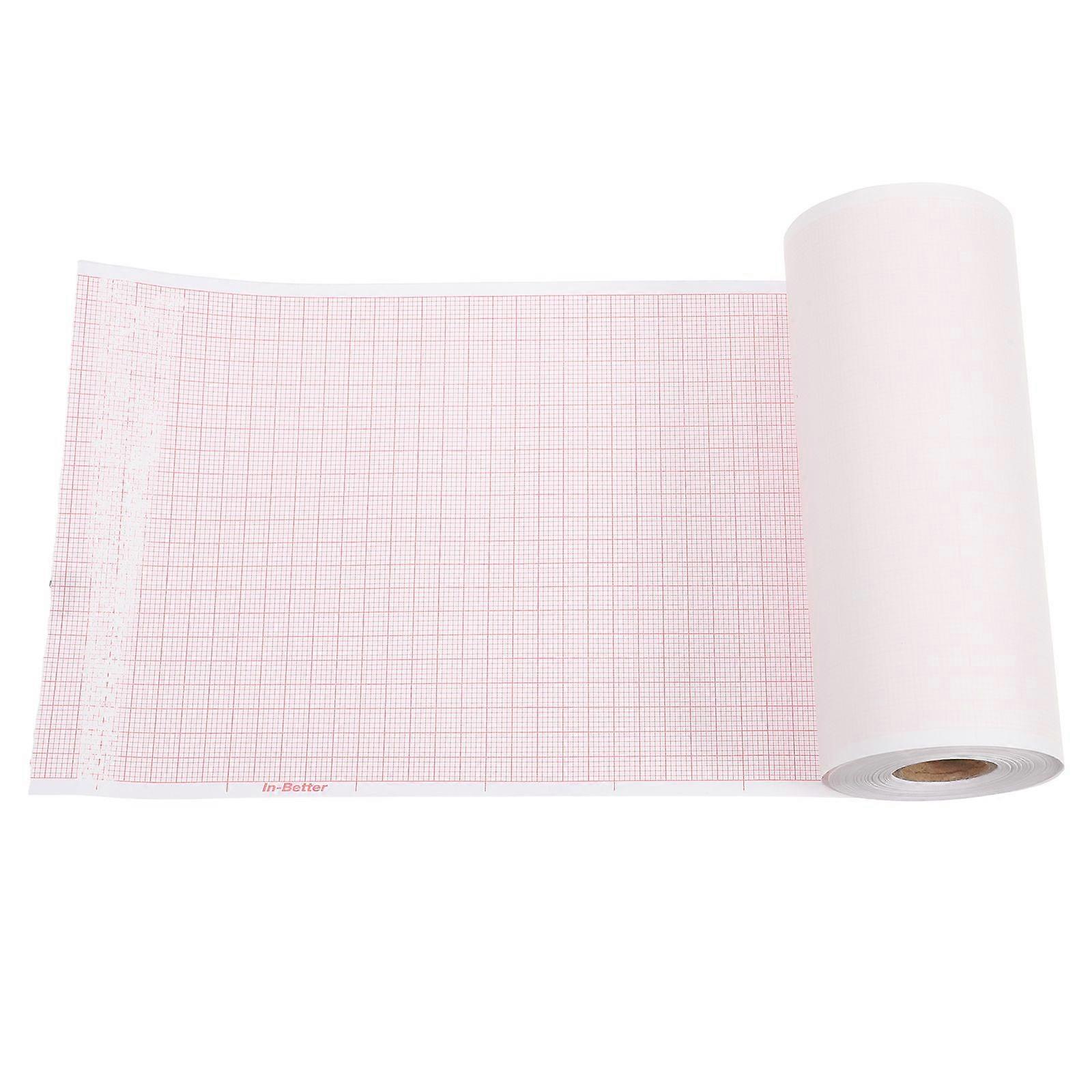 1 Roll Multi-Function Printer Paper For ECG Printing Convenient Electrocardiogram Paper Rolls For Accurate Results Compactible For GE Mac-800