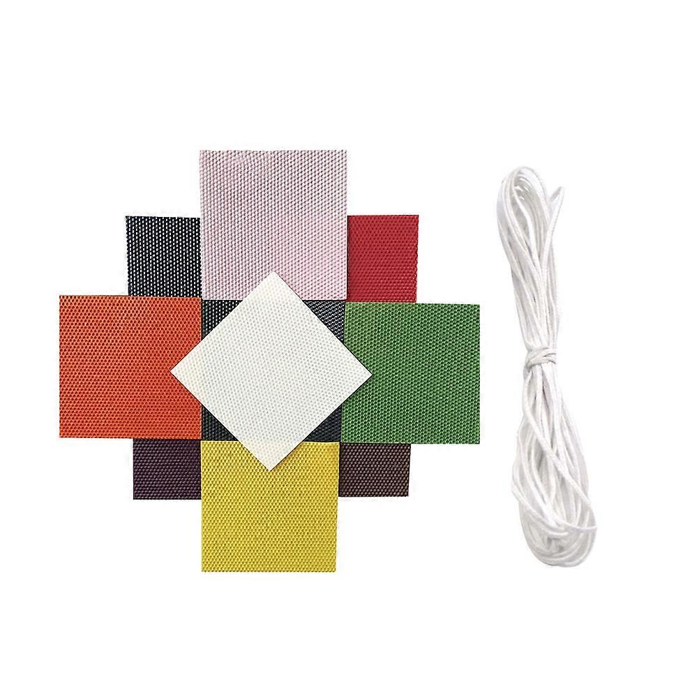Waxed Wicks Cotton Wax Core Scented Candle Kit For Banquet Party Celebration Mixed Color 20x20x05cm 10Pcs