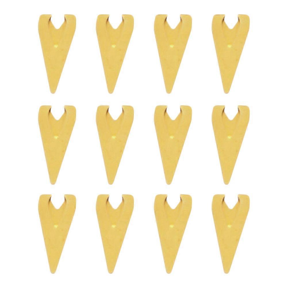 Book Clips Small Binder Clips Stainless Steel Retro Style Note-Taking 12Pack