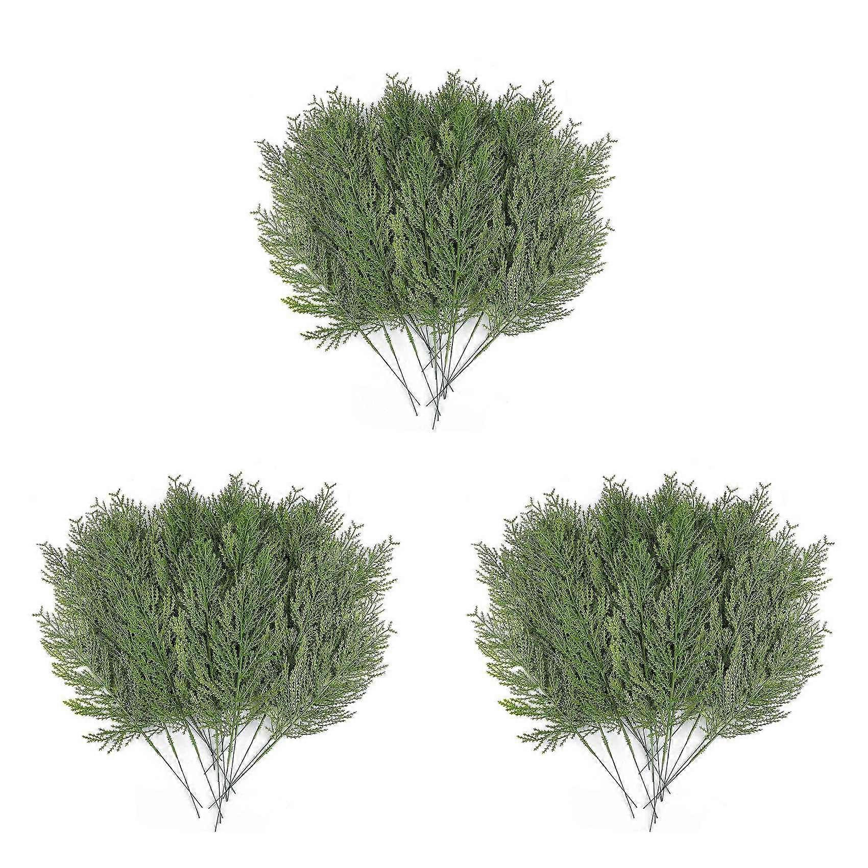 40 Pcs Artificial Cedar Sprigs Faux Cedar Branches Cedar