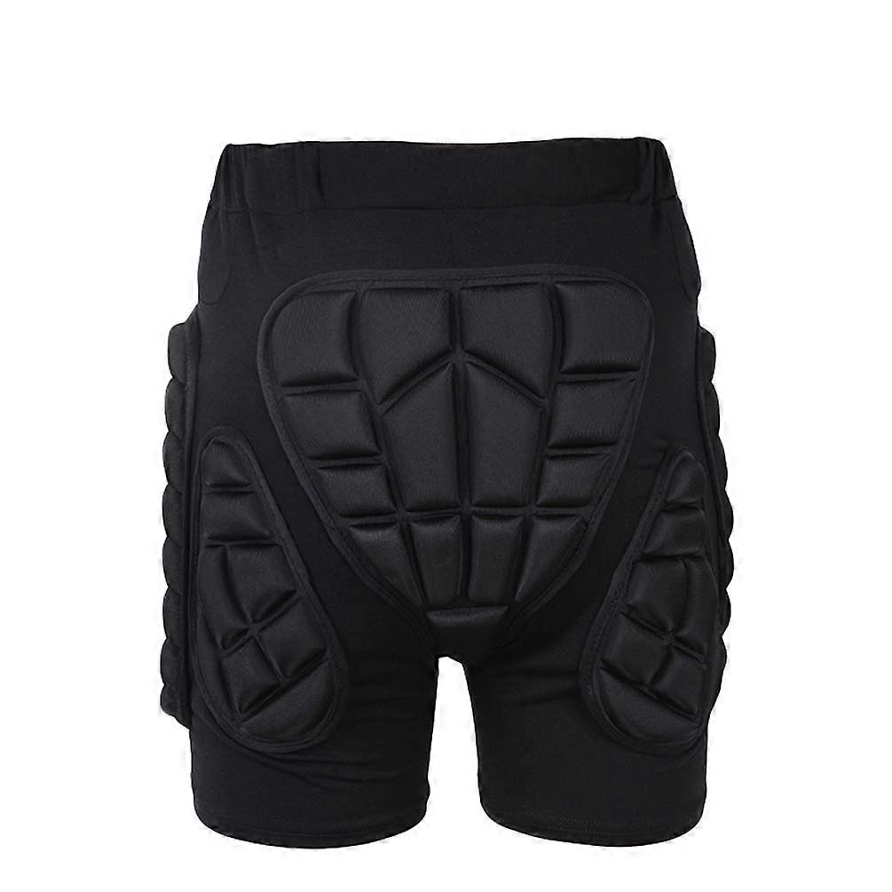Protective Trousers for Men/Women - Soft Breathable Shorts with 3D Hip and Coccyx Protection for Skating Activities