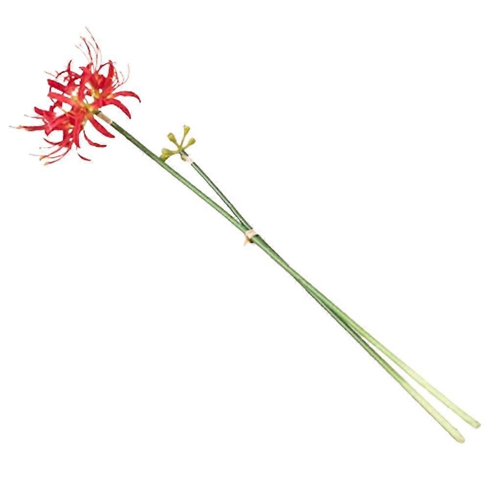 꽃 가짜 모조 줄기 꽃병 장식 레드 58.00X10.00X10.00CM 장식 1팩