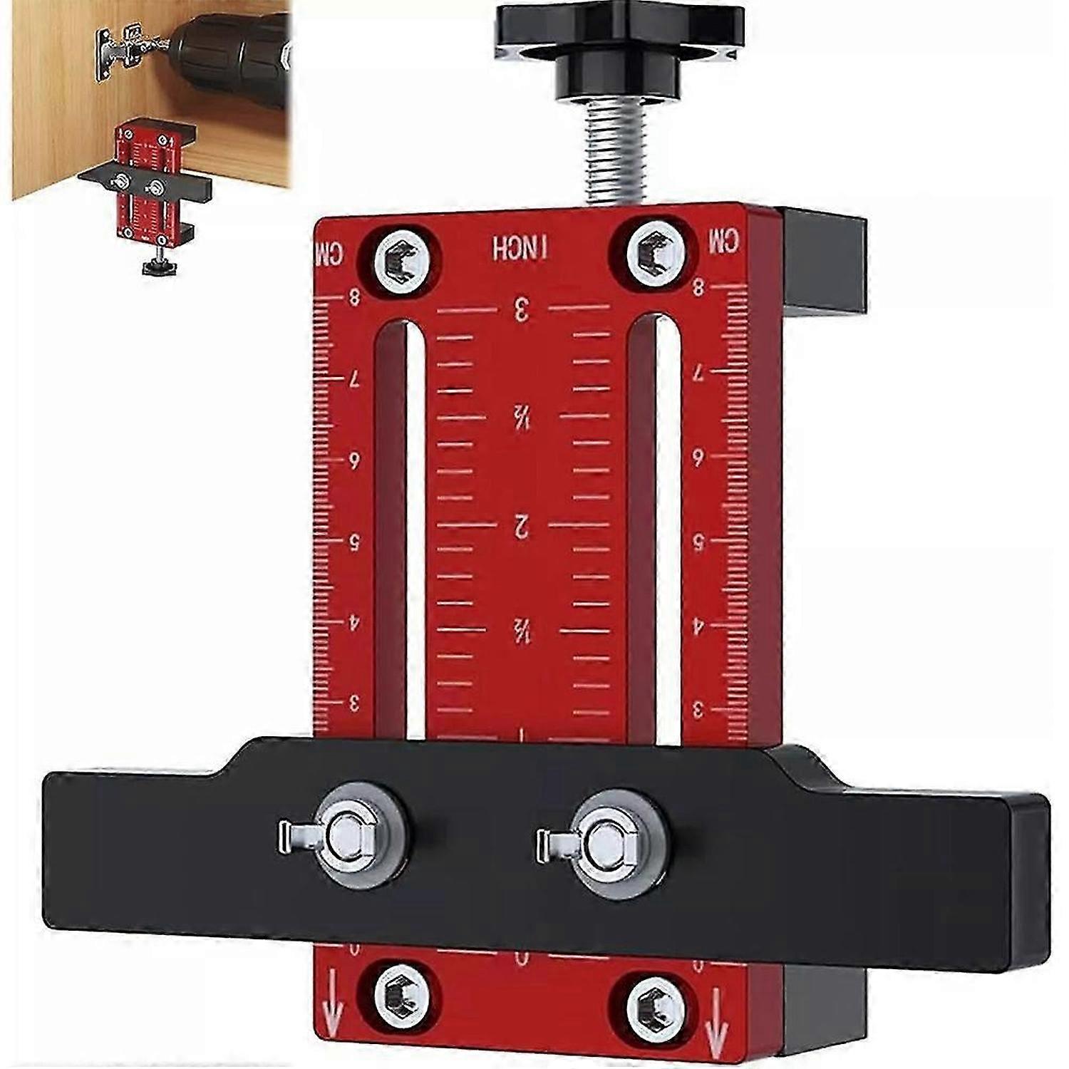 Skabsdør Installation Positioner Jig til ubesværet hardware træbearbejdning