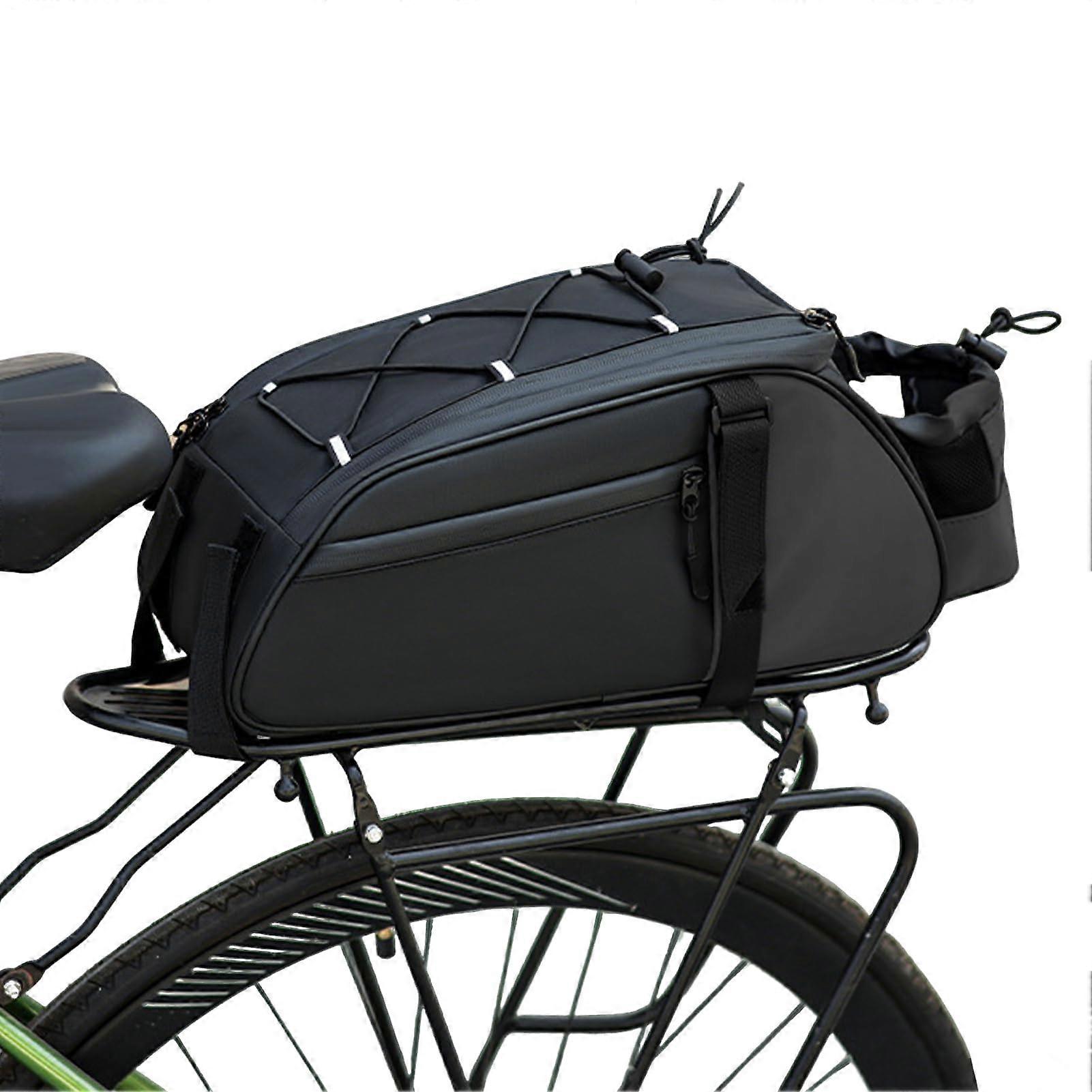 Bike Tailbag  8L Bike Trunk Bag  storage  Multiple compartments