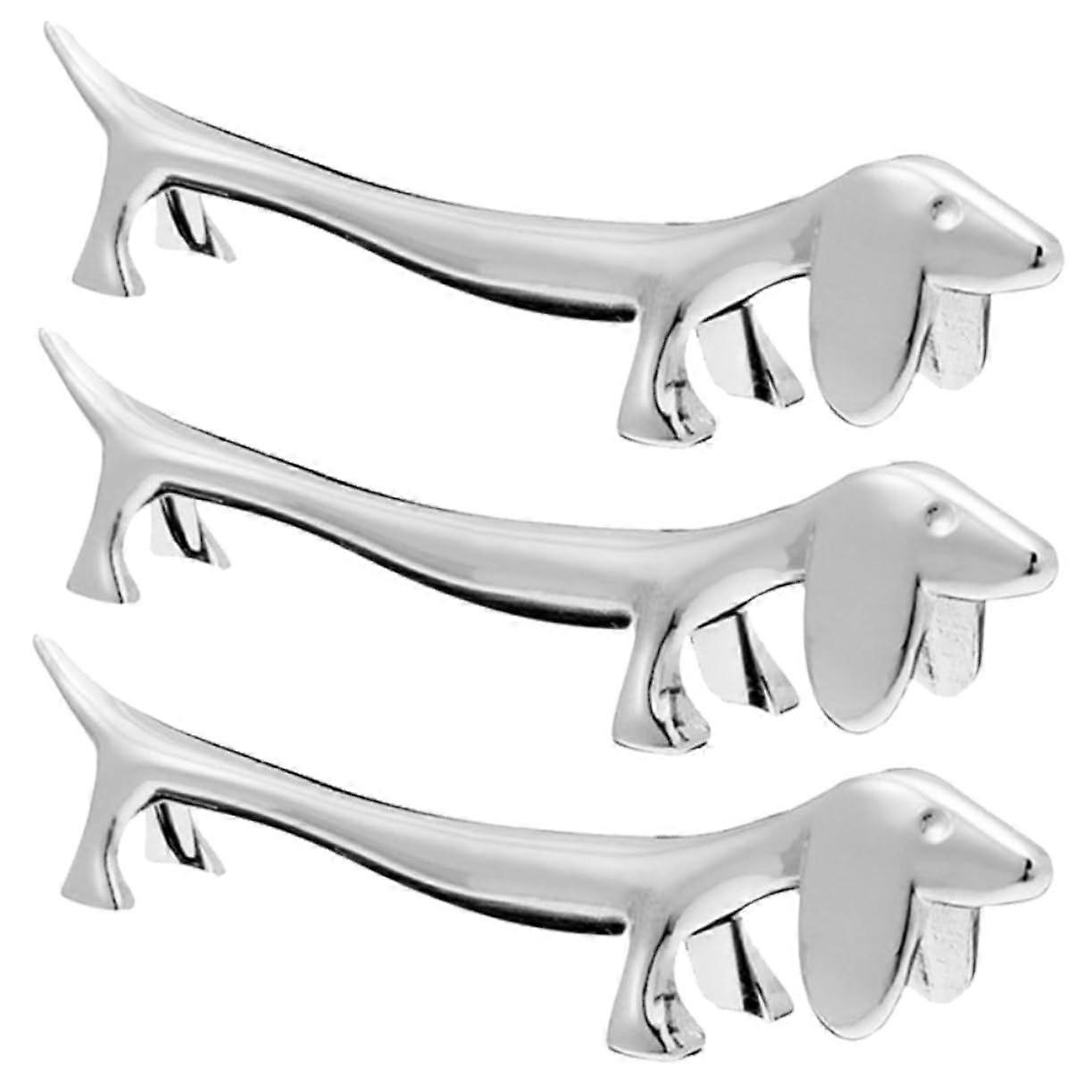 Chopstick Holder 3 Piece Set, Spoon Holder, Zinc Alloy Chopstick Stand, Chopsticks Organiser Shelf, Fork Rest