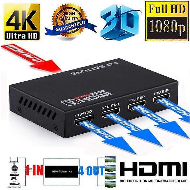 HDMI Splitter - TD - Quad - 1080p - 50 meters - 24-bit Deep Color