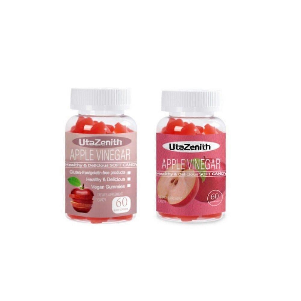 UtaZenith Apple Cider Vinegar Gummies, Natural Plant Extract, Combination Pack