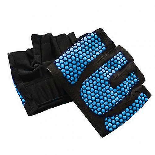 Fitness Gloves for Women and Men, Workout Gloves for Gym, Yoga, and Exercise, Breathable Palm Protector, Blue, Size M