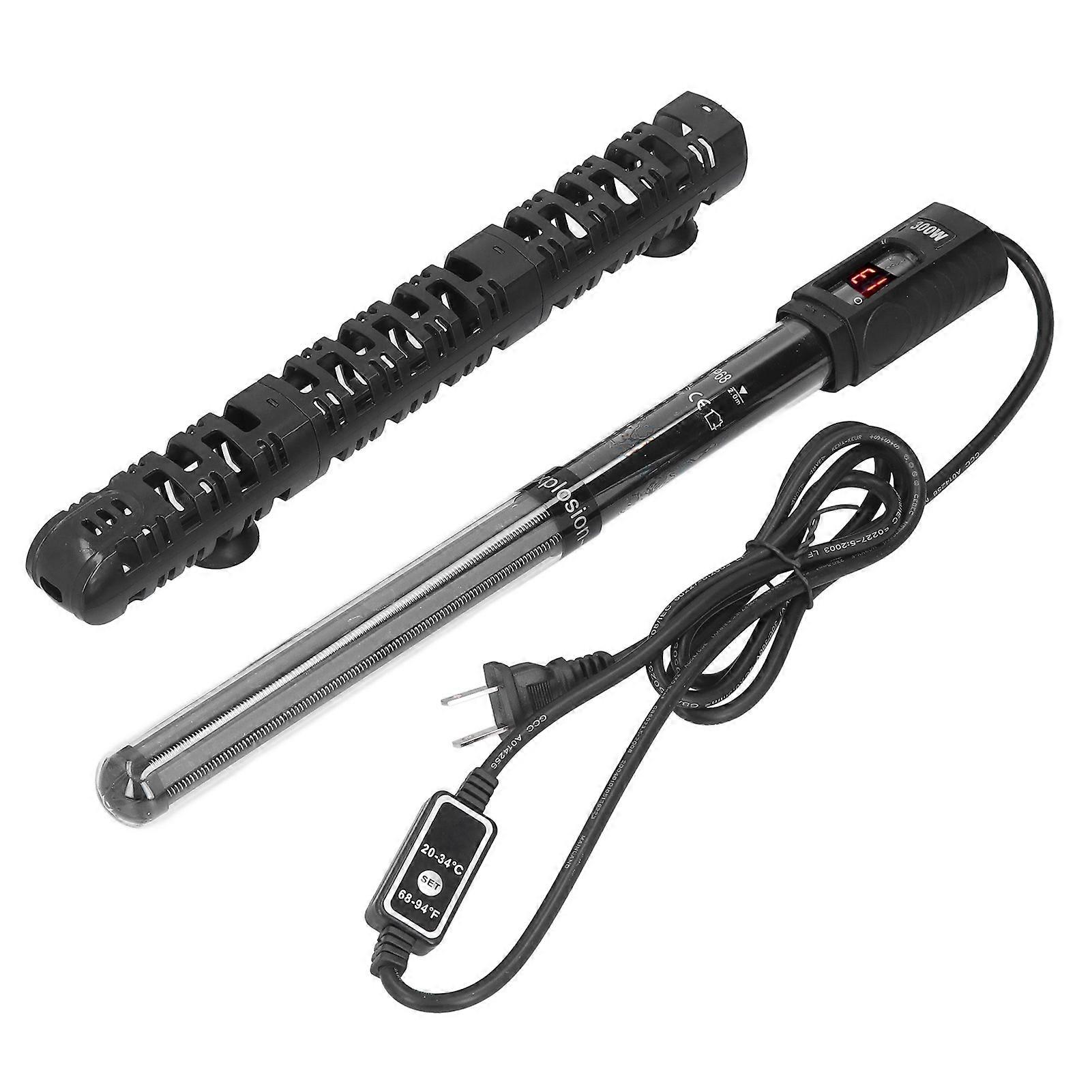 Aquarium Heater Adjustable LED Digital Display Fish Tank Heater with Protective Shell