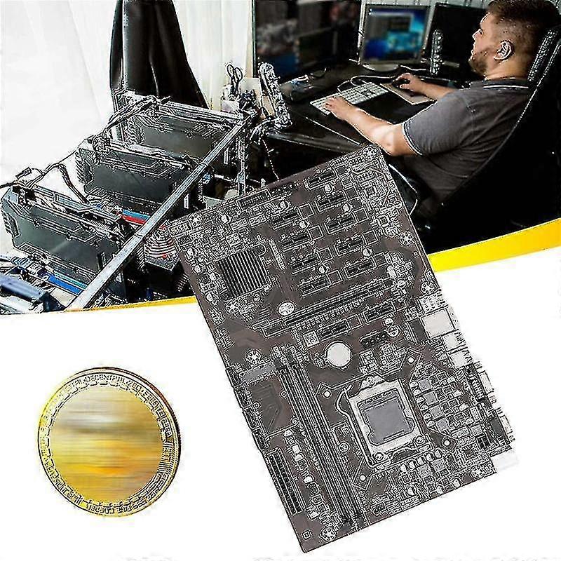 B250b Eth Mboard+g3900 Cpu+baffle+s Cable+sata Cable+ Grease A1151 Ddr4 1