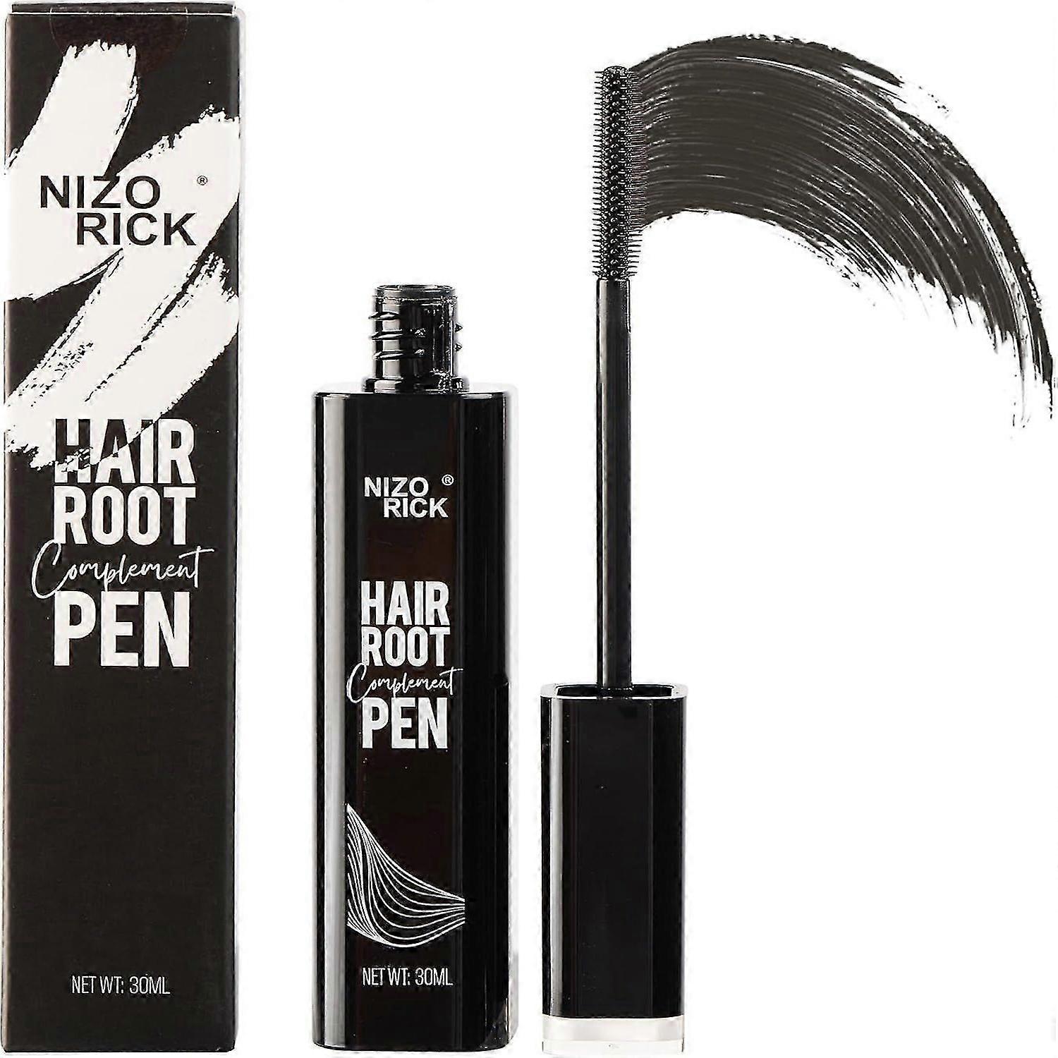 Quick Root Touch Up Hair Color Temporary Gray Concealer Cover Up Brush for Gray Coverage for Hair and Beard 30ml