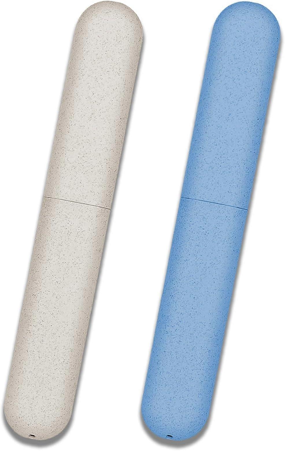2Pieces Toothbrush Case, Travel Toothbrush Case, Portable Protective