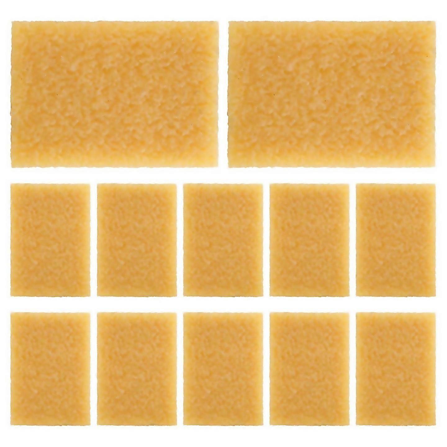 Pour 12 pcs colle résidu ciment gomme gomme de nettoyage en caoutchouc compatible pour enlever