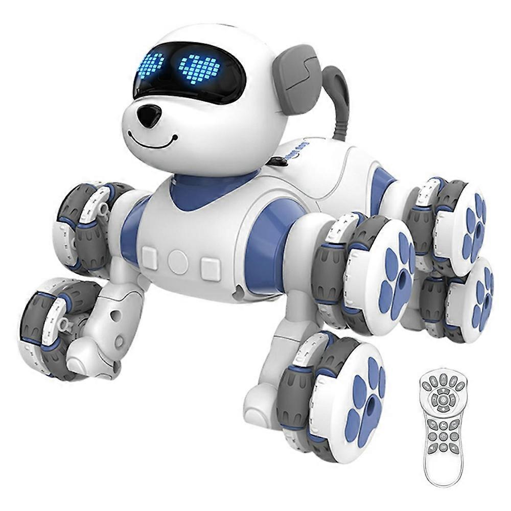 CV-D902 AI Stunt Robot Dog voor kinderen 8-wiel slimme programmering RC Pet Dog mechanisch modelspeelgoed