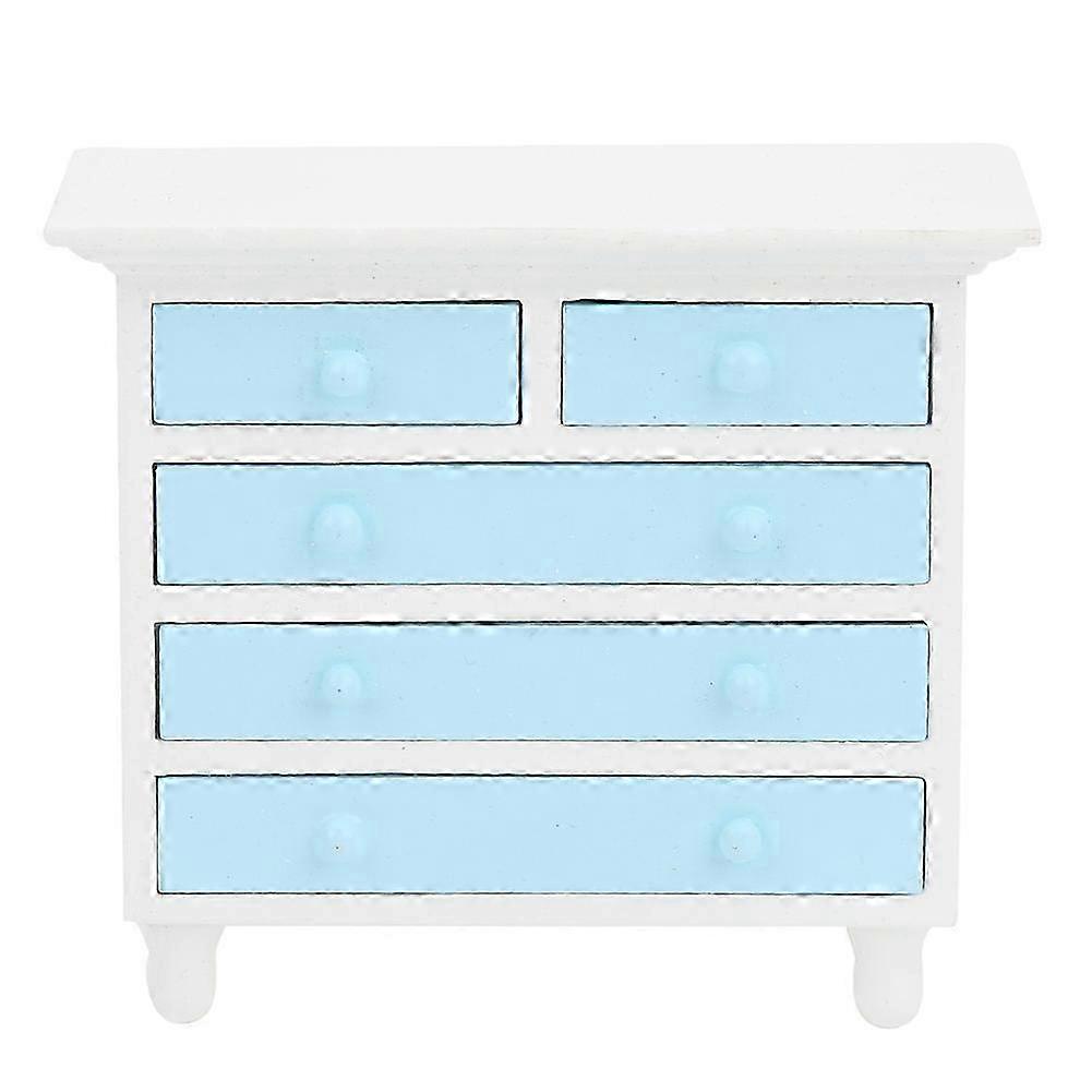 1:12 Scale Miniature Furniture Table Drawer Cabinet Decoration