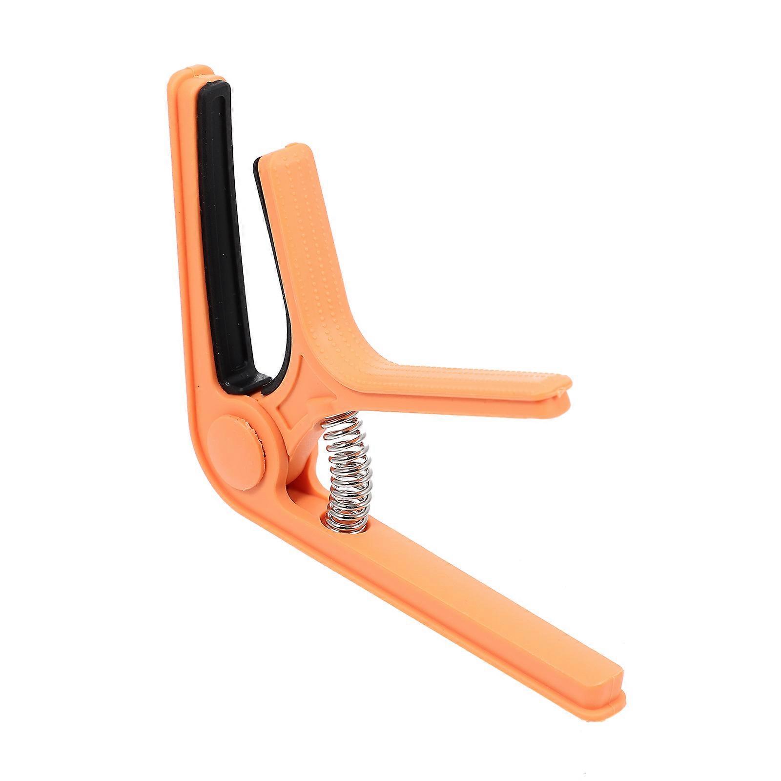 Zinc Guitar Capo Multi Functional Portable Plastic Steel For Guitar Music Practice And Performance 1Pcs
