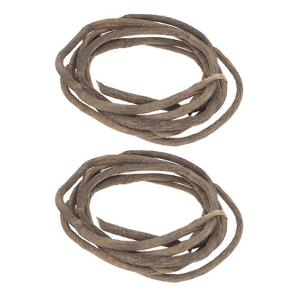 Artificial Tree Branches Greenery Stairway Swag Vine Home Decor Brown 300.00X1.00X1.00CM For Homeowners 2Pcs