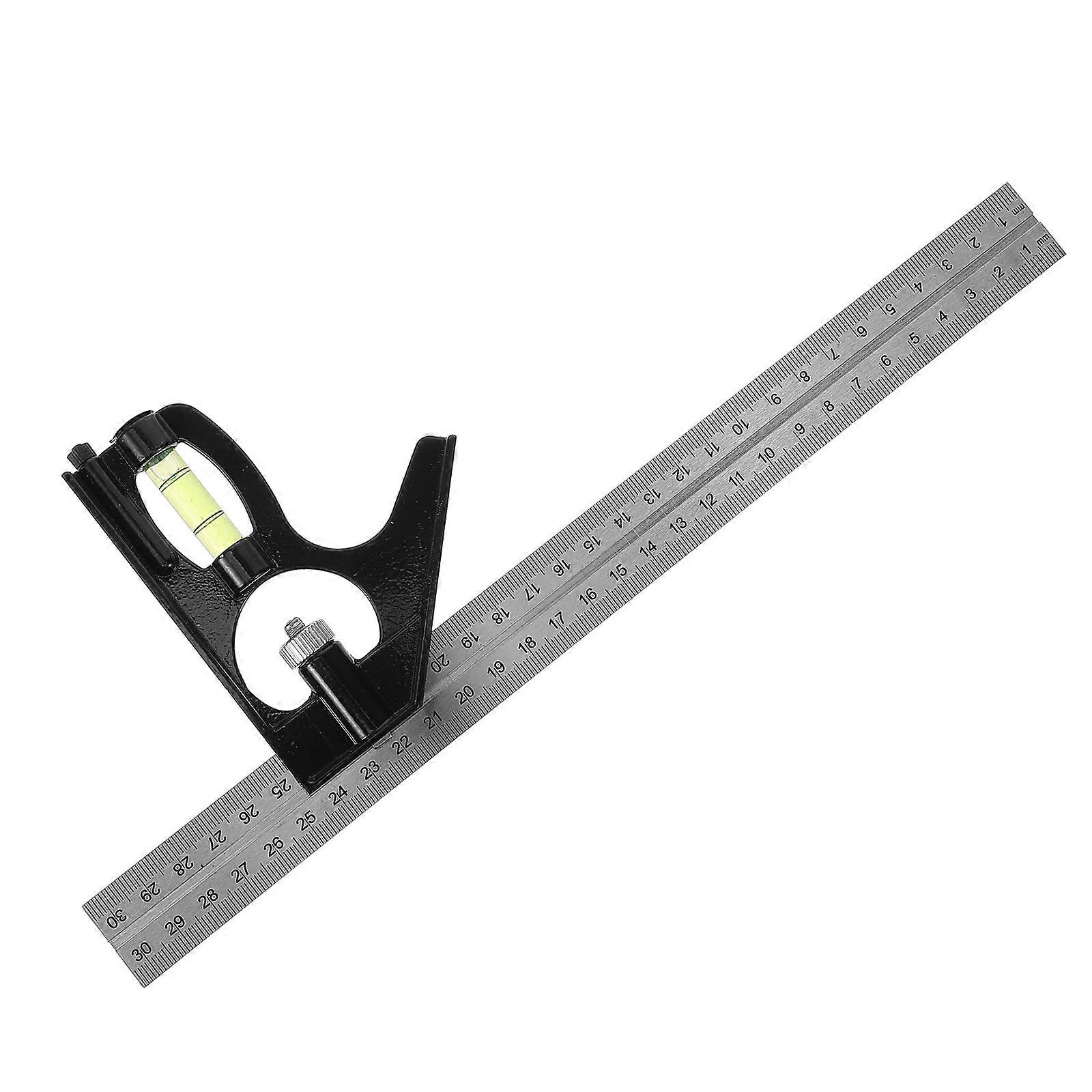Compact Aluminum Alloy Angle Ruler Measuring Tool for Woodworking, Engineering & Art – Multi Functional Precision Carpenter Ruler with Scale,