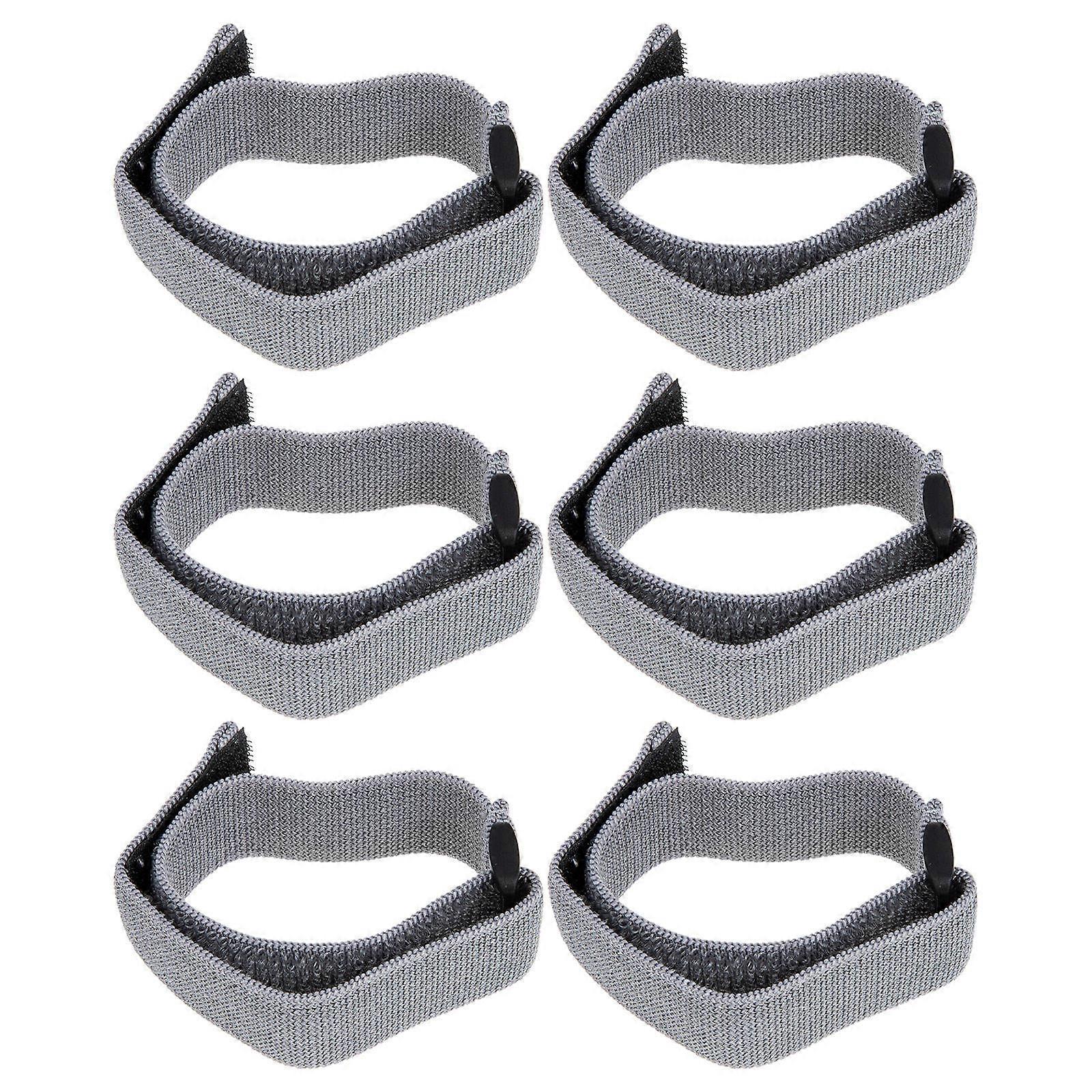 Adjustable Box Straps Ergonomic Design Food Box Straps Travel Grey 30x3.3cm Portable 6Pcs