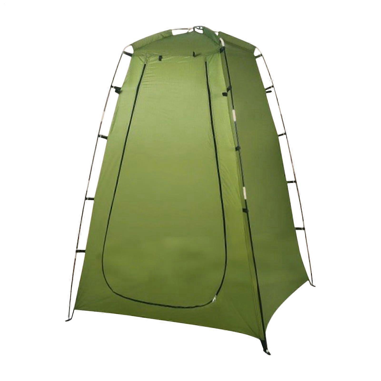 Camping Shower Tent Portable Privacy Changing Room Toilet Shelter 4-In-1 Multifunctional Army Green