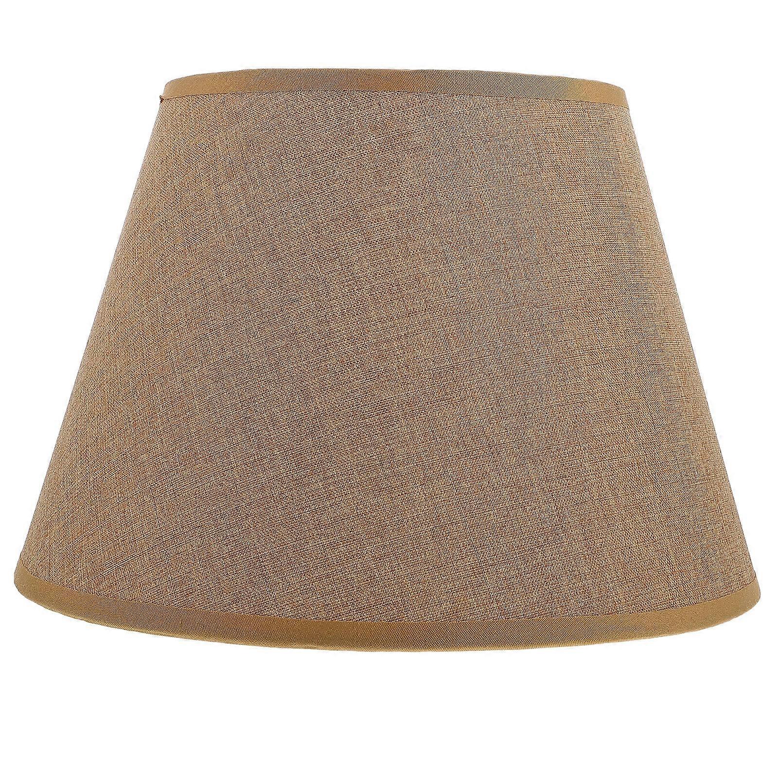 Durable Multifunctional Linen Lampshade for Table and Bedside Lamps, Versatile Use with Deep Design