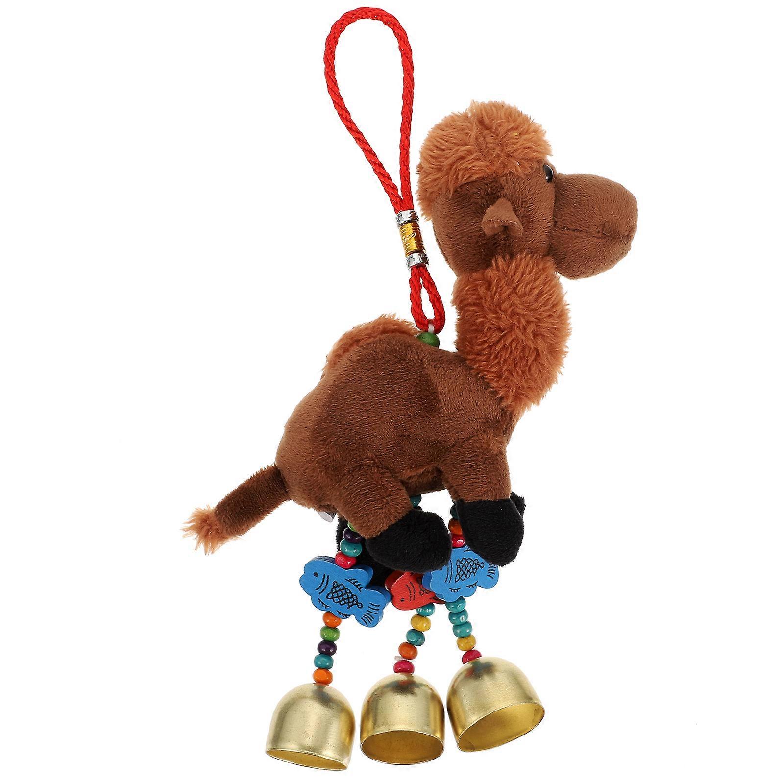 Camel Keyring Camel Key Chain Plush Doll Bag Accessory Pendant Home Decoration 22.00X16.00X8.00CM Bag Accessory 1Set