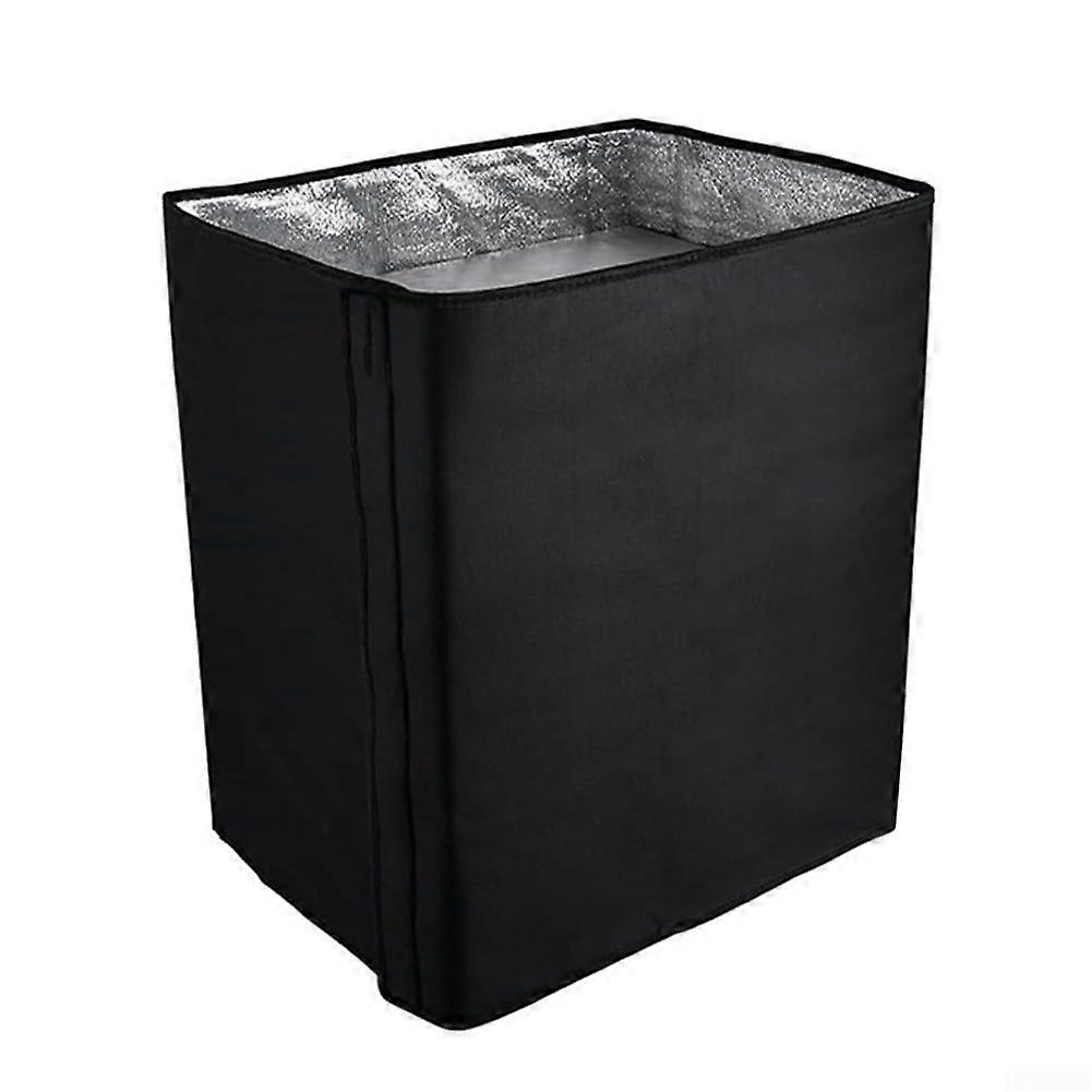 Durable insulating cover for beehive promotes a healthy environment in cold months.